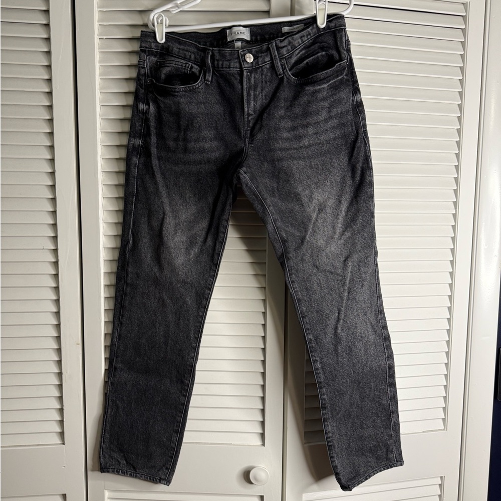 Frame L’Homme Slim Aged Gray Jeans